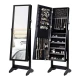 Підлогове дзеркало-шафа Chomik PAKS чорний