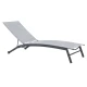 Image 1 for Садовый лежак Chomik GARDEN LINE SOUL с колесами серый