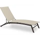 Садовый лежак Chomik GARDEN LINE SOUL с колесами бежевый