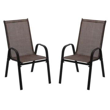 Комплект садовых стульев Chomik GARDEN LINE CORTINA коричневый