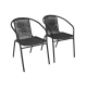 Image 7 for Садові меблі Chomik Bistro New стіл та 2 стільці чорний