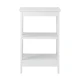 Image 6 for Стелаж Chomik HOLLY з двома дерев'яними полицями білий