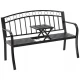 Image 1 for Скамейка садовая Chomik GARDEN LINE DUO с раскладным столиком