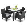 Садовая мебель Di Volio VERONA 4+1 черная