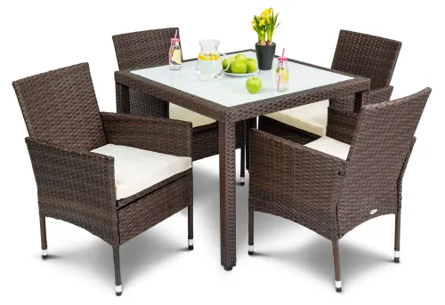 Садові меблі Di Volio VERONA 4+1 коричнева