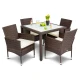 Image 1 for Садові меблі Di Volio VERONA 4+1 коричнева