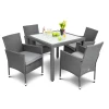 Садовая мебель Di Volio VERONA 4+1 серая