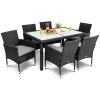 Садовая мебель Di Volio VERONA 6+1 черная