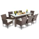 Image 1 for Садовая мебель Di Volio VERONA 8+1 коричневая