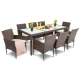 Image 3 for Садові меблі Di Volio VERONA 8+1 коричнева