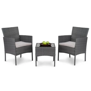 Садовая мебель Di Volio Siena Темно-серая