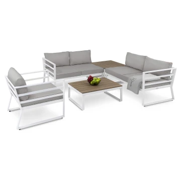 Набор садовой мебели Di Volio Avola - Белый/Серый