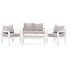 Комплект садовой мебели Di Volio Brescia 2 Белый/серый