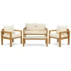 Комплект садовой мебели Di Volio Brescia 2 Натуральный/кремовый