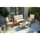 Image 8 for Комплект садовой мебели Di Volio Brescia 2 Натуральный/кремовый