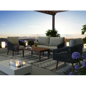 Комплект садовой мебели Di Volio Matera Серый/Светло-серый