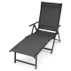 Image 1 for Садовий шезлонг з алюмінієвою рамою Di Volio Bolzano сірий