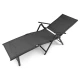Image 10 for Садовий шезлонг з алюмінієвою рамою Di Volio Bolzano сірий
