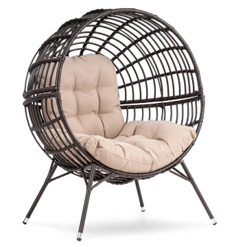 Садове крісло Di Volio Arancia коричнево-бежевий