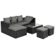 Image 8 for Садовая мебель Di Volio Bologna черный/серый
