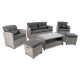 Image 2 for Набор садовой мебели Di Volio Firenze серый/графитовый