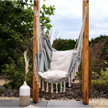 Бразильское кресло - гамак Di Volio Fira серый