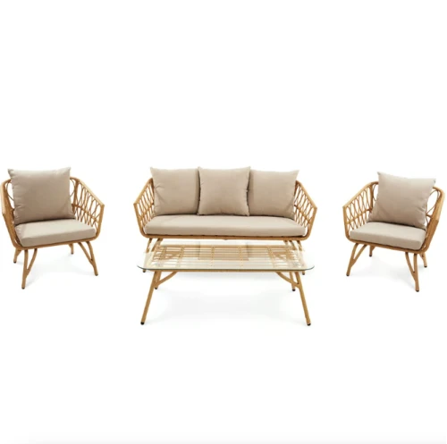 Садовая мебель из техноротанга: