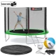 Image 2 for Батут Hop-Sport 10ft (305см) зелений з зовнішньою сіткою