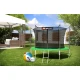 Image 7 for Батут Hop-Sport 10ft (305см) зеленый с внутренней сеткой