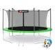 Image 2 for Батут Hop-Sport 14ft (427см) зелений із внутрішньою сіткою