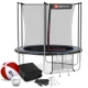 Image 1 for Батут Hop-Sport 8ft (244см) чорно-синій з внутрішньою сіткою