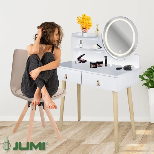 Стильний туалетний столик із зручним кріслом: