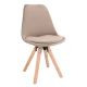 Image 2 for Стілець Saida Jumi у скандинавському стилі з дерев'яними ніжками бежевий