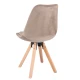 Image 6 for Стілець Saida Jumi у скандинавському стилі з дерев'яними ніжками бежевий
