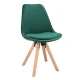 Image 3 for Стул Saida Jumi в скандинавском стиле с деревянными ножками зеленый
