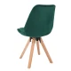 Image 6 for Стул Saida Jumi в скандинавском стиле с деревянными ножками зеленый