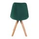 Image 7 for Стул Saida Jumi в скандинавском стиле с деревянными ножками зеленый