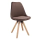 Image 2 for Стул Saida Jumi в скандинавском стиле с деревянными ножками коричневый
