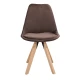 Image 3 for Стул Saida Jumi в скандинавском стиле с деревянными ножками коричневый