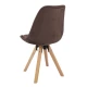 Image 4 for Стул Saida Jumi в скандинавском стиле с деревянными ножками коричневый