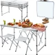 Image 2 for Стол туристический раскладной Jumi Economix с 4 стульями белый