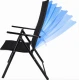 Image 5 for Пляжне крісло Jumi Tillvex з регульованою спинкою чорний