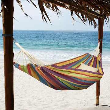 Гамак гавайський Jumi Garden тканинний з чохлом кольоровий