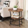 Журнальный столик Leobert Vasagle 55 x 55 x 55см в стиле Loft