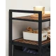 Image 5 for Кошик для білизни Leobert Costway 92 л з 2 полицями в стилі Loft