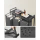 Image 3 for Кошик для білизни Leobert Chariot з трьома відділеннями 3 x 38л чорний