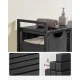 Image 5 for Кошик для білизни Leobert Chariot з трьома відділеннями 3 x 38л чорний