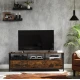Image 5 for Тумба під телевізор Leobert Kamila в стилі Loft з 3 шухлядами