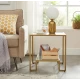 Image 3 for Журнальный столик Leobert Santorini в стиле Loft золотистый