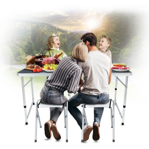 Стіл туристичний розкладний Outtec з 4 стільцями